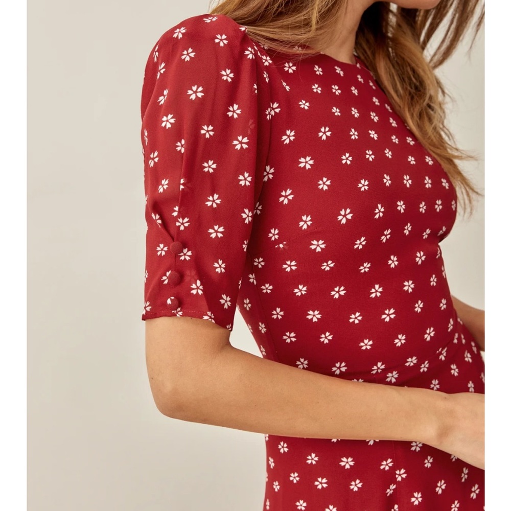 Reformation Bard Dress, size 8, Nigella